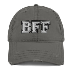BFF Best Friends Distressed Hat - Best Friends Pair Hat