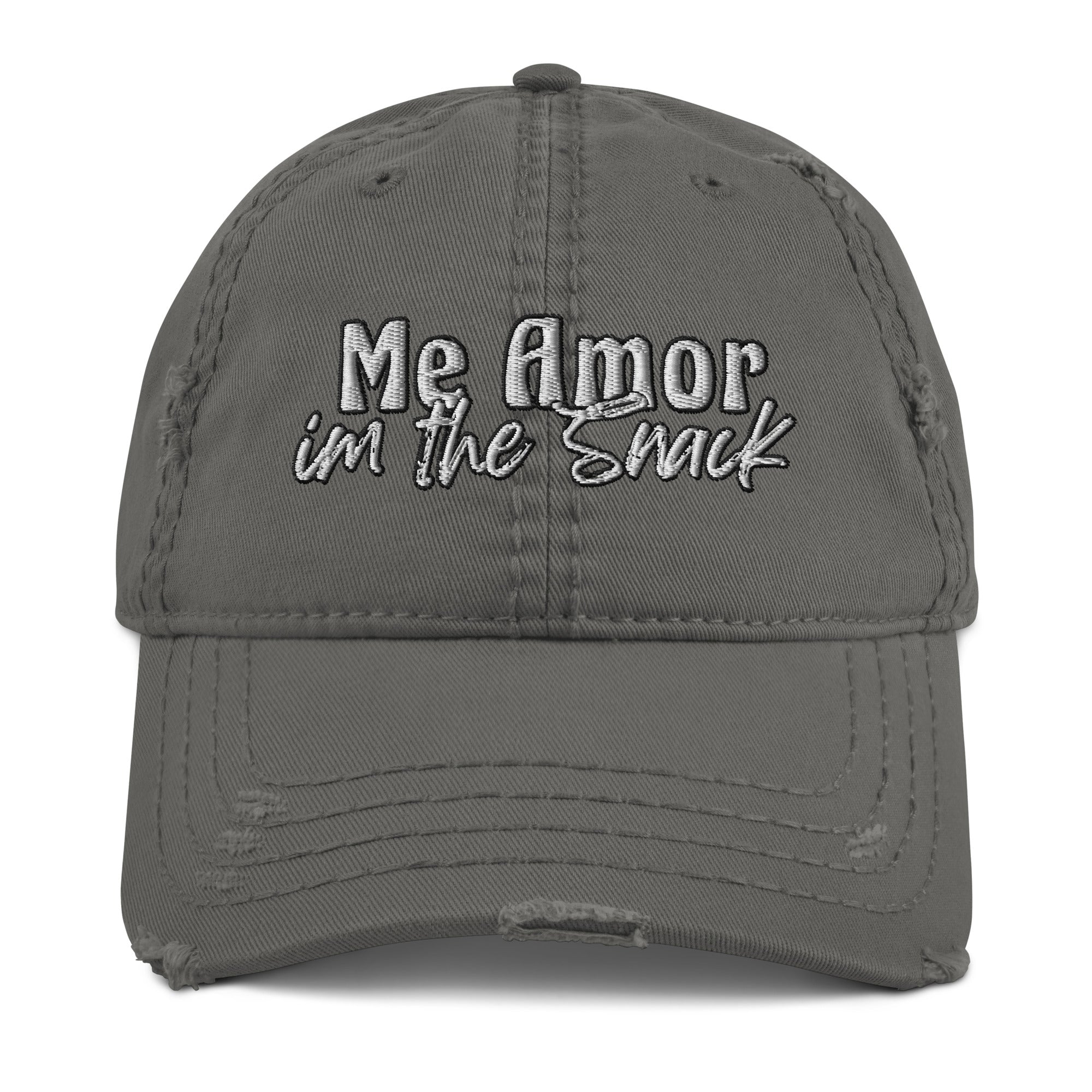 Mi Amor Im the Snack Distressed Dad Hat - Funny Statement Hat