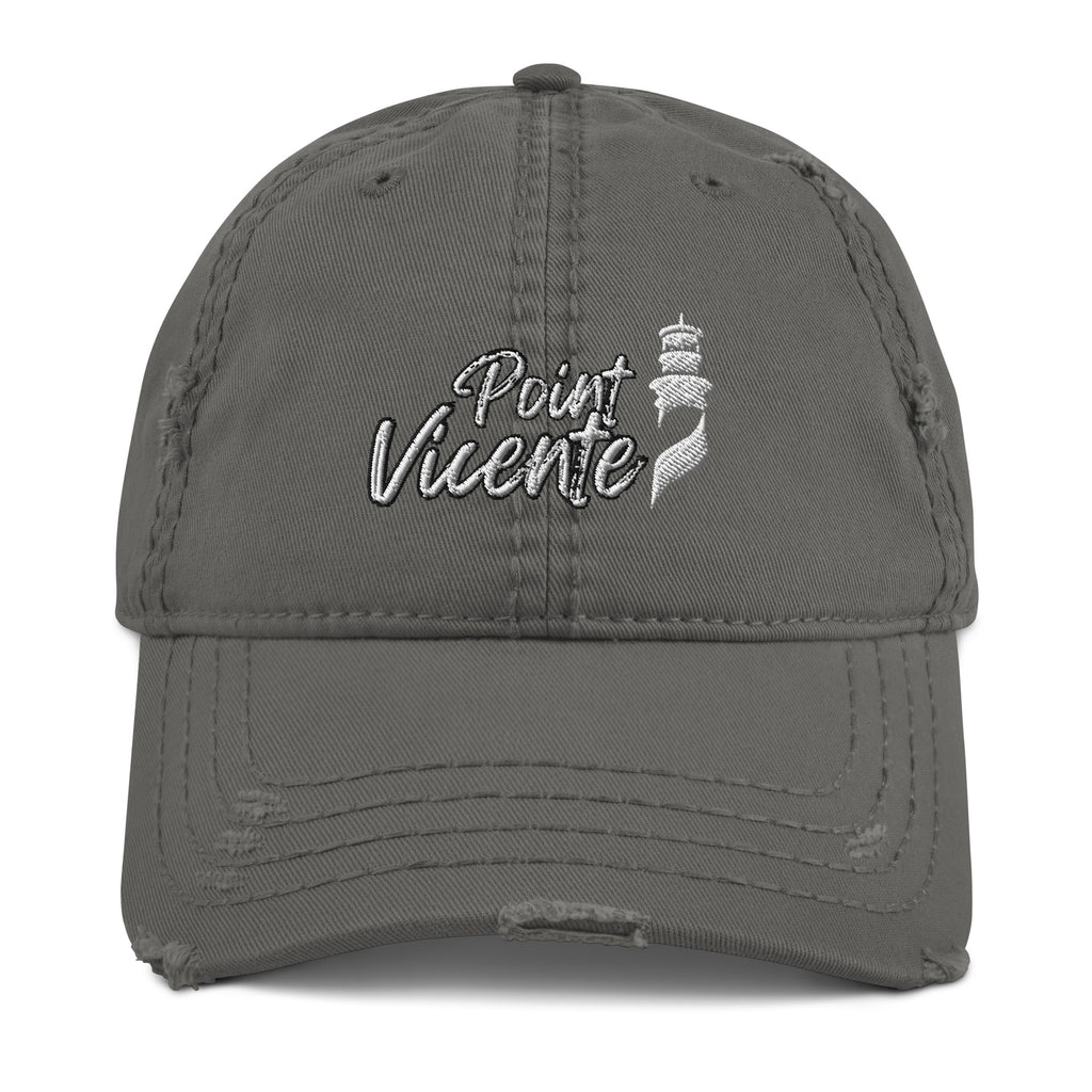 Point Vicente Lighthouse California Distressed Dad Hat