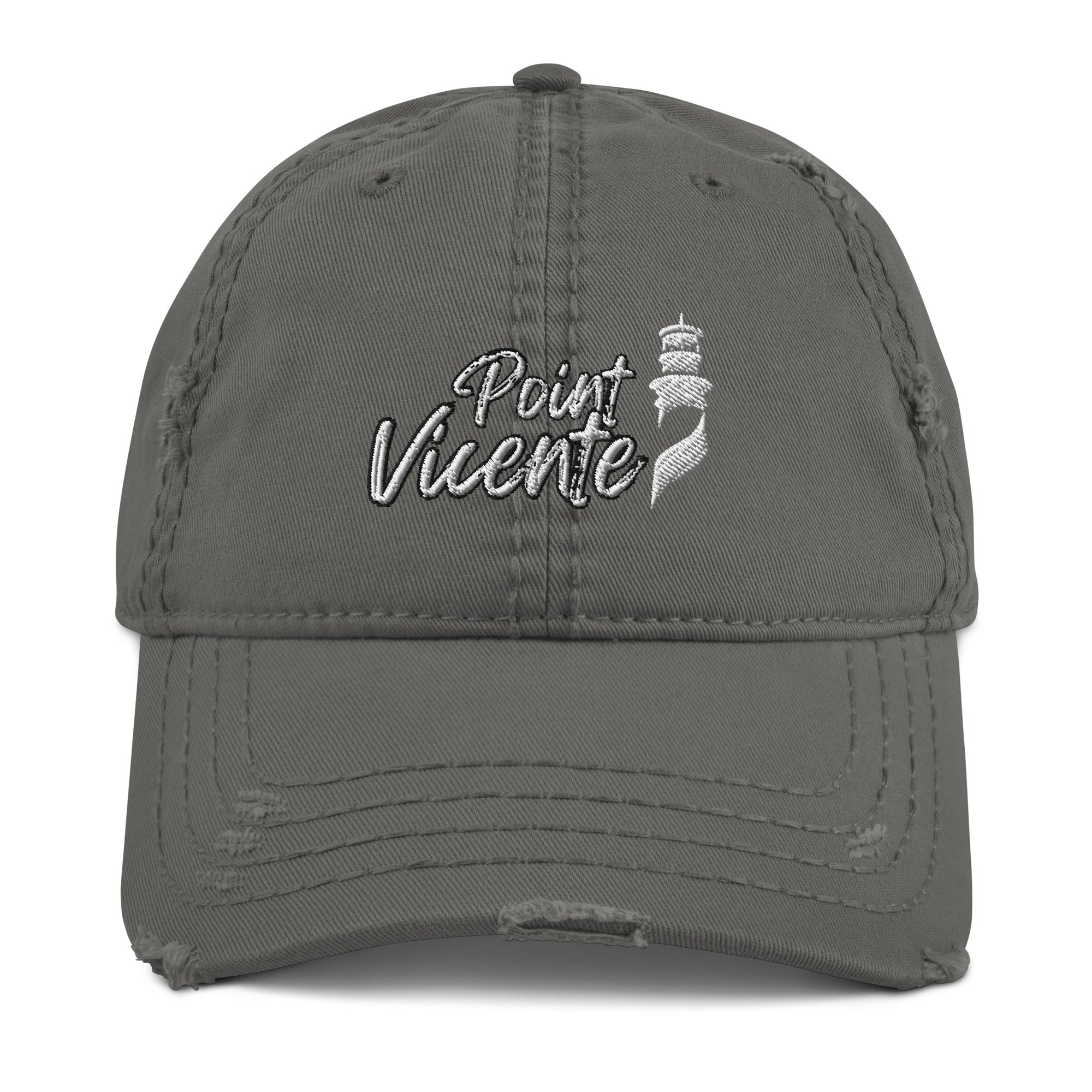 Point Vicente Lighthouse California Distressed Dad Hat