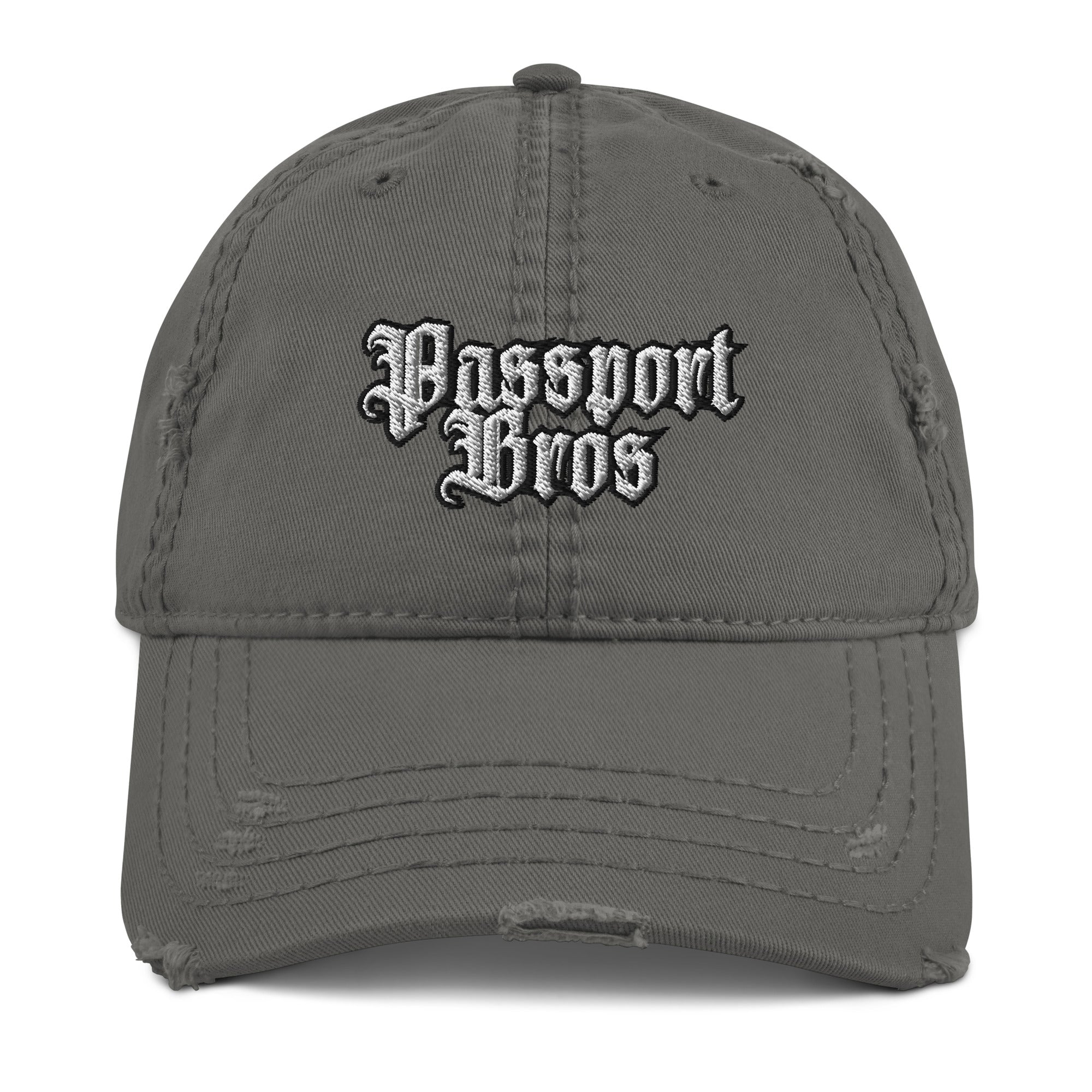Passport Bros Distressed Dad Hat - Foreign Hunter
