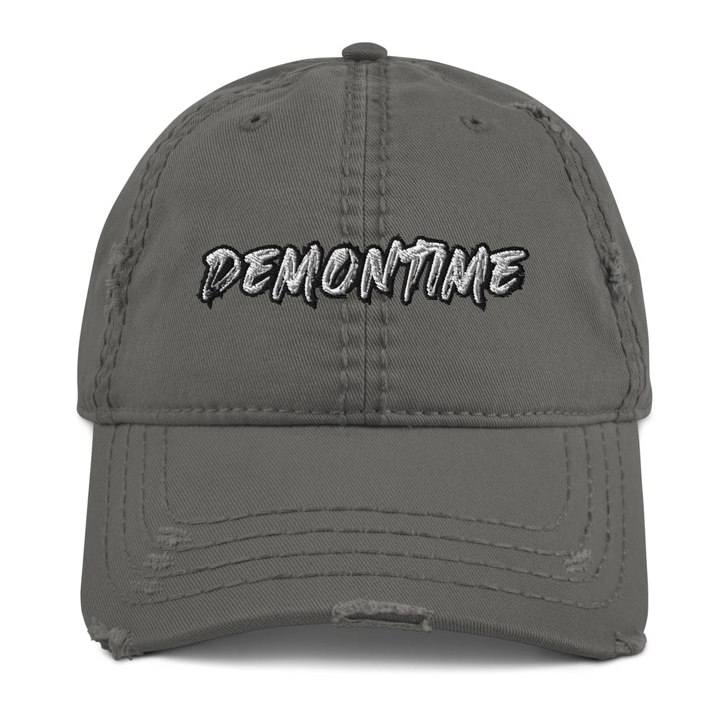 Demon Time Distressed Dad Hat - Supernatural, Demonic Statement Cap
