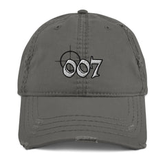 007 Assassin Distressed Dad Hat - Asssassin Hitman 007 Cap