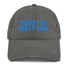 Smoke the Philly Pack Distressed Dad Hat - Philadelphia NBA Basketball Dad Hat