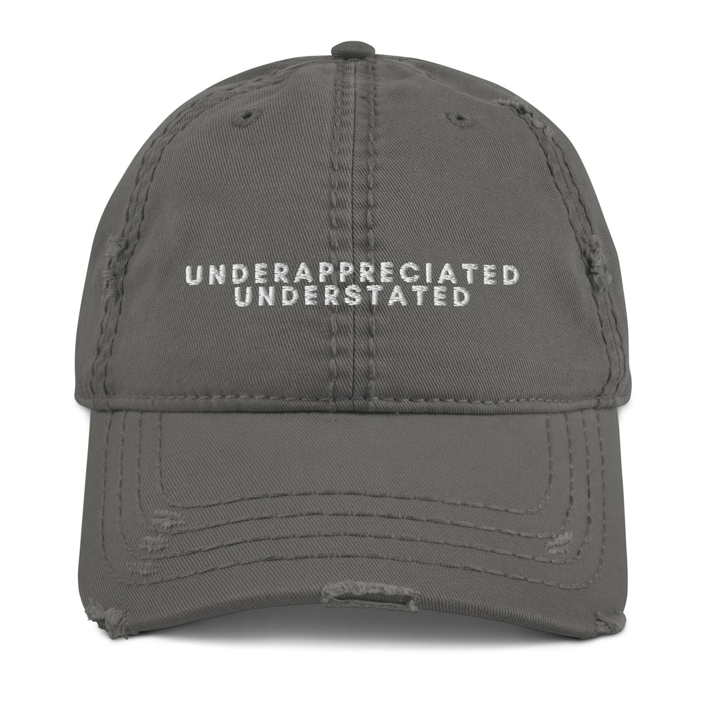 Underappreciated Understated Distressed Dad Hat