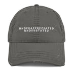 Underappreciated Understated Distressed Dad Hat