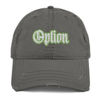 Option Distressed Dad Hat
