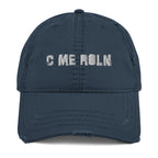 C Me ROLN Distressed Dad Hat - See Me Rolling Cap