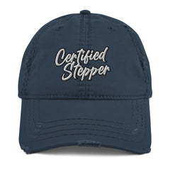 Certified Stepper Distressed Dad Hat - FGE and Juice