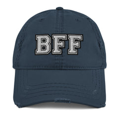 BFF Best Friends Distressed Hat - Best Friends Pair Hat