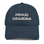 Proud Grandma Distressed Hat - Best Grandparent Hat