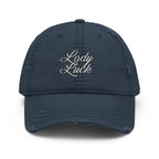 Lady Luck Distressed Hat - Lady Luck Lucky Hat