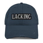 Lacking Statement Distressed Dad Hat - Self-deprecation