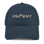 Nightmare Distressed Dad Hat - Nightmare Creepy Hat