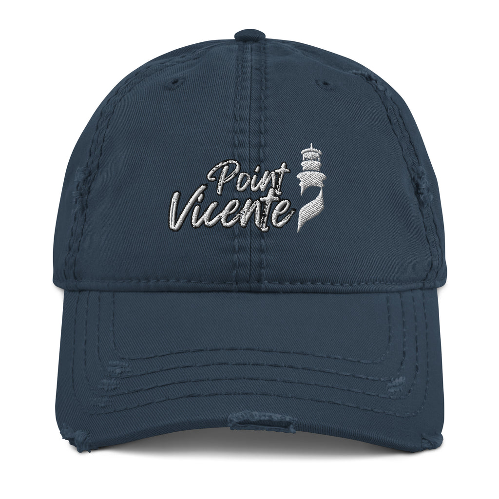 Point Vicente Lighthouse California Distressed Dad Hat