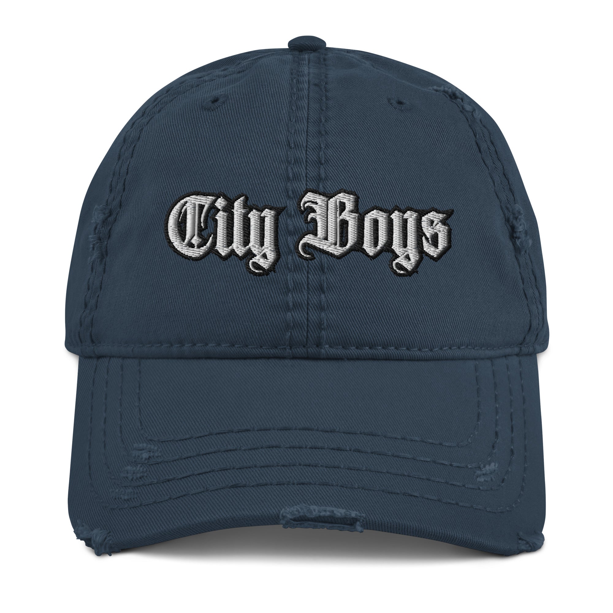 City Boys Distressed Dad Hat - City Gang Urban Bois