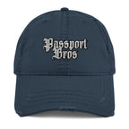 Passport Bros Distressed Dad Hat - Foreign Hunter