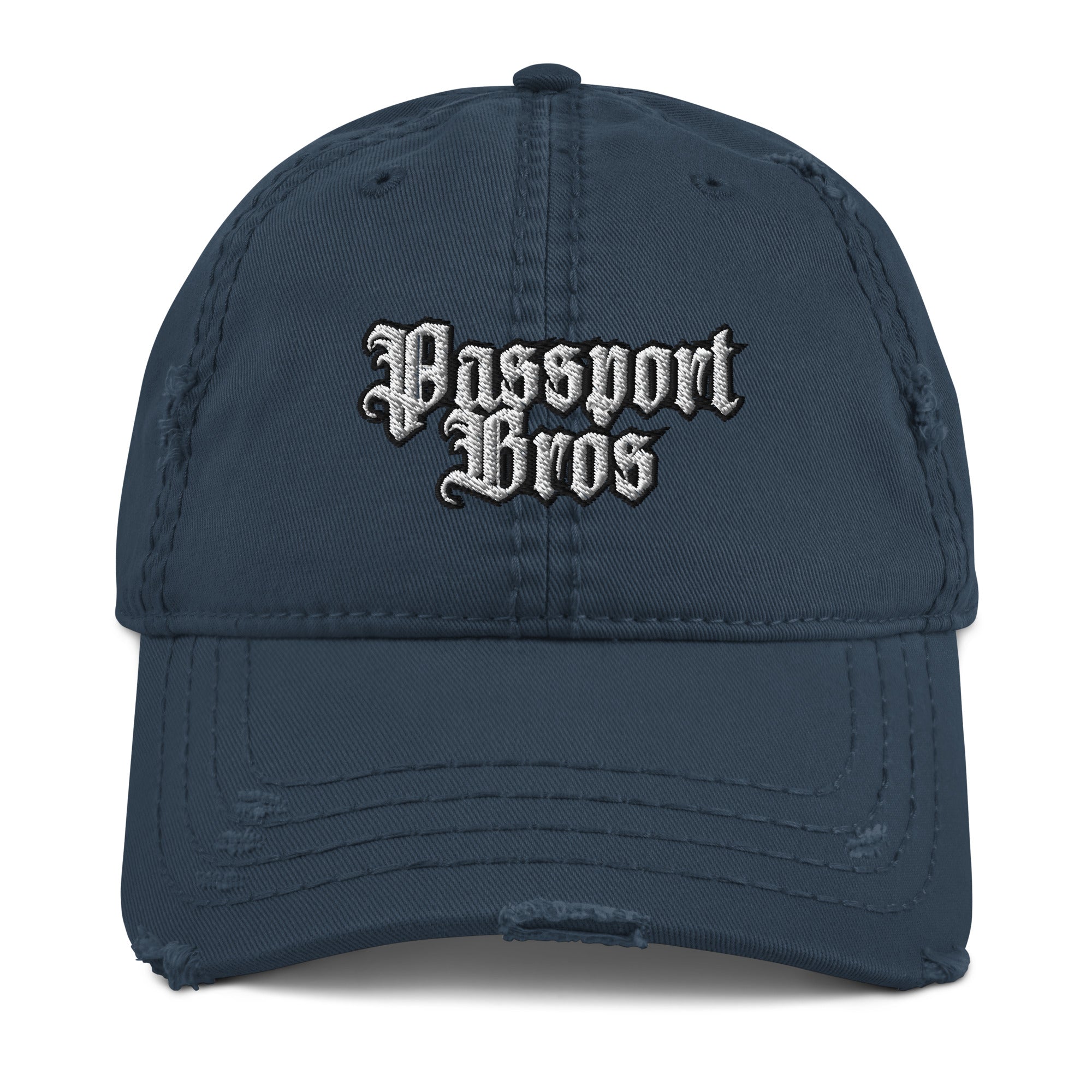 Passport Bros Distressed Dad Hat - Foreign Hunter