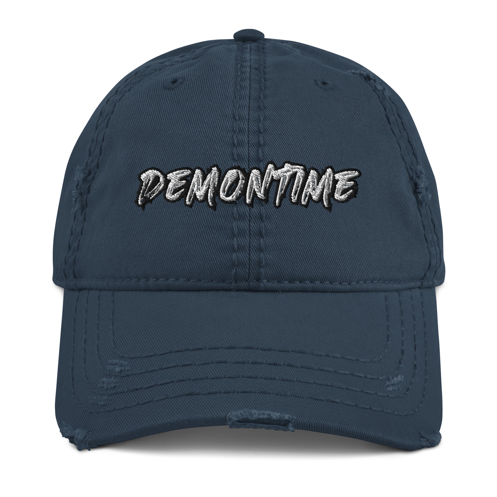 Demon Time Distressed Dad Hat - Supernatural, Demonic Statement Cap