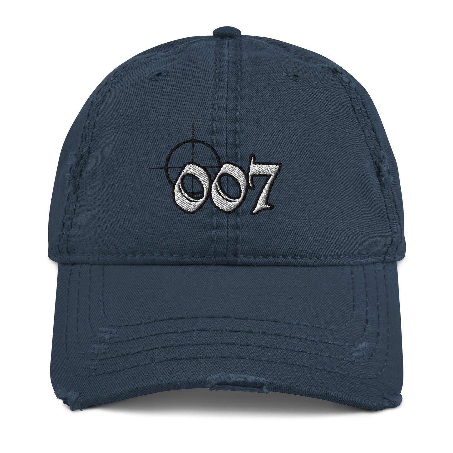 007 Assassin Distressed Dad Hat - Asssassin Hitman 007 Cap