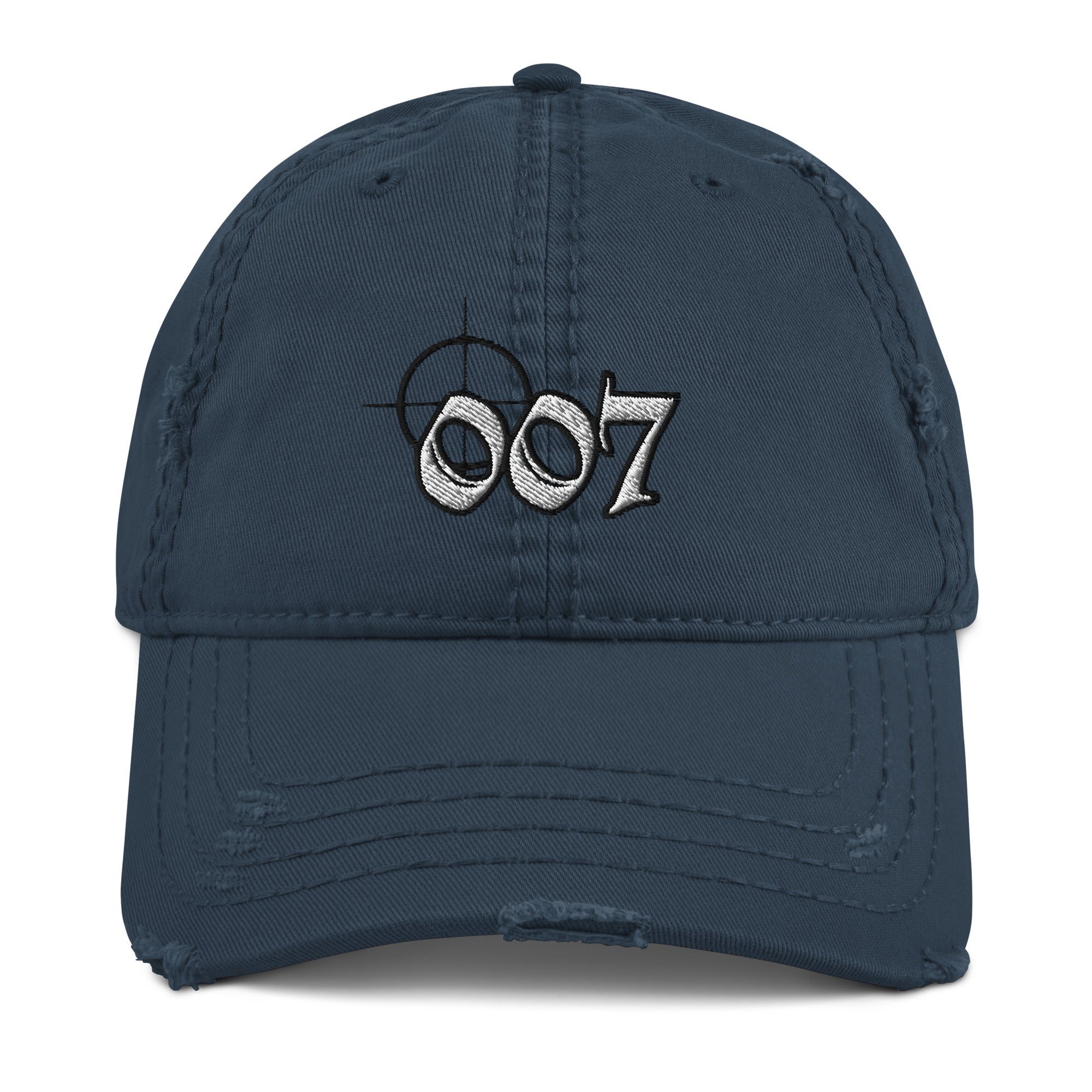 007 Assassin Distressed Dad Hat - Asssassin Hitman 007 Cap