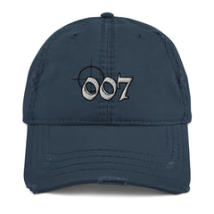 007 Assassin Distressed Dad Hat - Asssassin Hitman 007 Cap