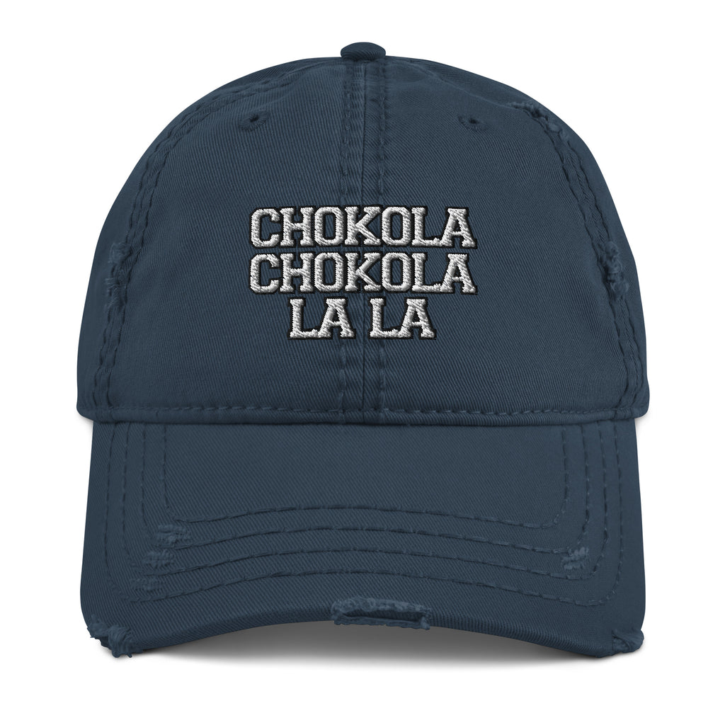 Chokola Chokola La La Distressed Dad Hat - Alan Cave