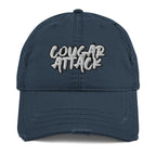Cougar Attack Distressed Dad Hat - MILF Cougar