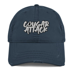 Cougar Attack Distressed Dad Hat - MILF Cougar